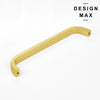 Solid brass gold cabinet pull in multiple sizes  
