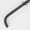 Luxury gunmetal pull for kitchen or bathroom cabinets  
