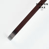 Modern oil rubbed bronze cabinet hardware close-up  
