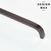Cara Smooth Oil Rubbed Bronze Cabinet Pull in brushed finish  
