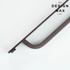 Minimalist oil rubbed bronze drawer pull with plate