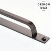 Sleek oil rubbed bronze cabinet door handle