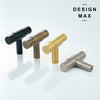 Classic brass cabinet pulls with a brushed finish offering both elegance and durability
