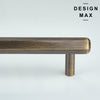 Ceres Hexagonal Solid Brass Cabinet Pull_2