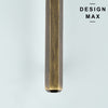 Ceres Hexagonal Solid Brass Cabinet Pull_5