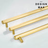 Ceres Matte Brass Hexagonal Cabinet Pull