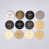 Brisa Matte Brass Knob Gold Backplate