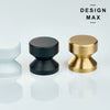 Elegant brass cabinet knob with a polished finish, perfect for a touch of luxury
