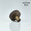 Functional brass cabinet knobs with a comfortable grip, perfect for everyday use.
