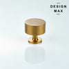 Luxurious brass cabinet hardware with a smooth matte finish enhancing minimalist designs
