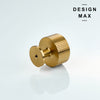 Durable brass hardware with a refined design ideal for high-traffic areas
