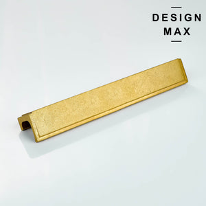 Vintage-Style Finger Pull - Aged Metal Cabinet Handle with Character