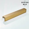 Brass Finger Pull Hardware - Duro's Patina Finish Cabinet Handle