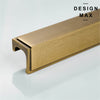 Luxury Aged Finger Pull - Timeless Cabinet Hardware with Character