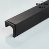 Cabinet Finger Pull - Handsome Aged Finish with Subtle Distressing