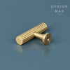 Brass cabinet knobs and pulls