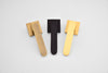 Contemporary door hardware with a geometric shape, adding a touch of sophistication
