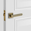 Functional modern door hardware with a comfortable grip, perfect for everyday use
