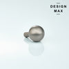 Modern brass cabinet knobs with a curved handle, adding a touch of sophistication
