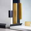 Sleek brass cabinet hardware with a minimalist design, enhancing the overall aesthetic of your furniture.
