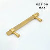 Functional brass cabinet hardware, designed for easy use and effortless style
