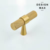 High-quality brass cabinet hardware, crafted from durable materials for long-lasting use
