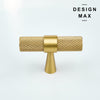 Brass cabinet knobs and pulls, perfect for adding a touch of luxury to your kitchen