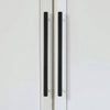 Versatile brass cabinet pulls, suitable for both kitchen and bathroom cabinetry.
