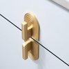 
Versatile brass cabinet pulls, suitable for both kitchen and bathroom cabinetry.