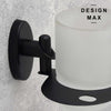 Elegant soap holder with glass dispensers
