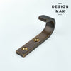 Modern mudroom wall hook with luxury finish
