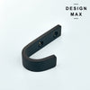 Elegant matte gold mudroom hook for coats and bags
