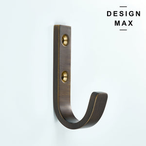 High-quality metal wall hook for modern mudroom
