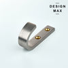 Sophisticated stainless steel wall hook for mudroom
