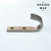 Modern mudroom wall hook with luxury finish
