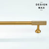 Versatile brass appliance Pull, suitable for both kitchen and bathroom cabinetry
