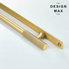  Functional brass appliance pulls with a comfortable grip, perfect for everyday use
