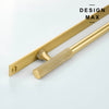  Elegant brass appliance pull with a polished finish, perfect for a touch of luxury
