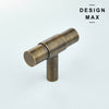 Versatile T knobs, suitable for kitchen, bathroom, or furniture cabinets
