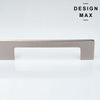 Dual Kiron pulls installed side-by-side on oversized refrigerator doors