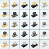 High-Quality Black Door Knob Set – Reinforced Rectangular Plate for Longevity