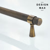 Versatile brass cabinet pulls, suitable for both kitchen and bathroom cabinetry
