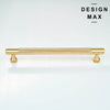 Knurled Essence Solid Brass Cabinet Pull_3