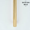 Knurled Essence Solid Brass Cabinet Pull_7