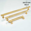 Knurled Essence Solid Brass Cabinet Pull_9