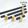 High-quality brass cabinet hardware, crafted from durable materials for long-lasting use
