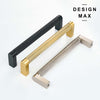 Sleek brass cabinet hardware with a minimalist design, enhancing the overall aesthetic of your furniture.
