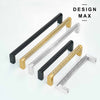 Versatile brass cabinet pulls, suitable for both kitchen and bathroom cabinetry

