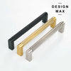 Versatile brass cabinet pulls, suitable for both kitchen and bathroom cabinetry.
