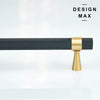 Sleek brass cabinet hardware with a minimalist design, enhancing the overall aesthetic of your furniture